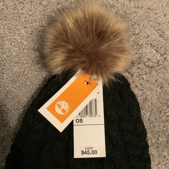 ✨HP✨ NWT $45 Timberland Heavy Cable-knit Winter Hat - Picture 4 of 7